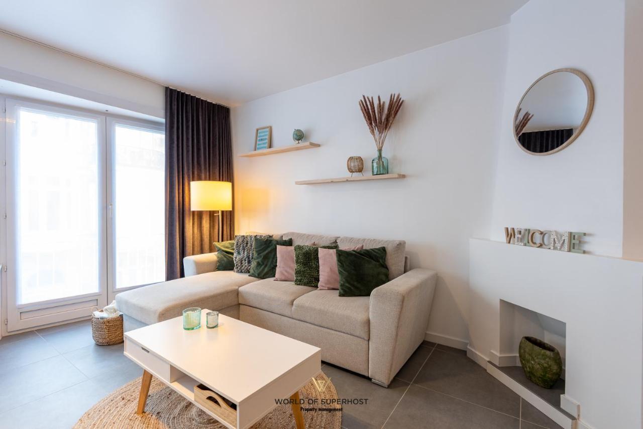 Spacious Apartment Closeby The Sea Up To 6 People! Oostende Eksteriør bilde