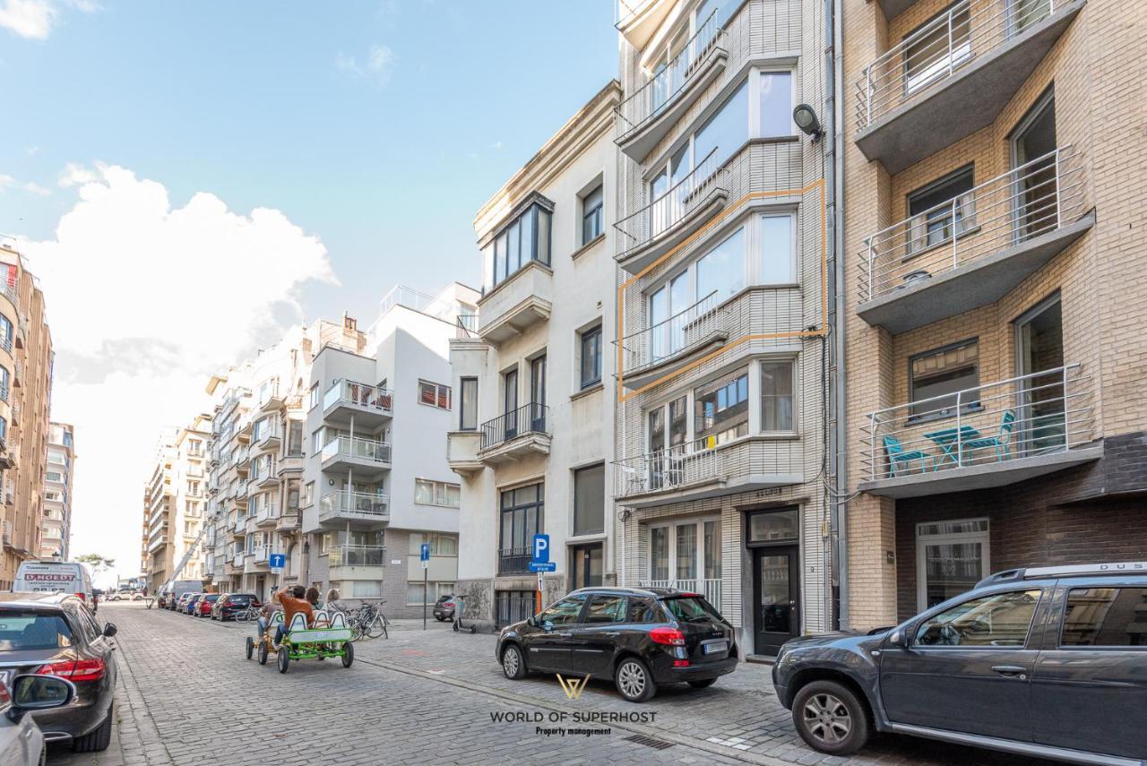Spacious Apartment Closeby The Sea Up To 6 People! Oostende Eksteriør bilde